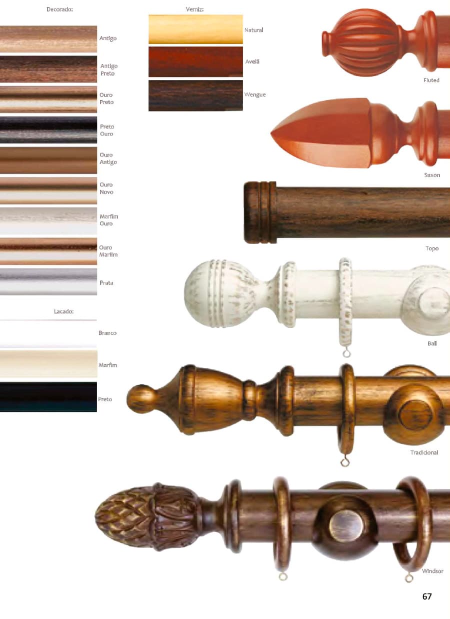 Madeira Royal Ø35, Ø51 e Ø63mm